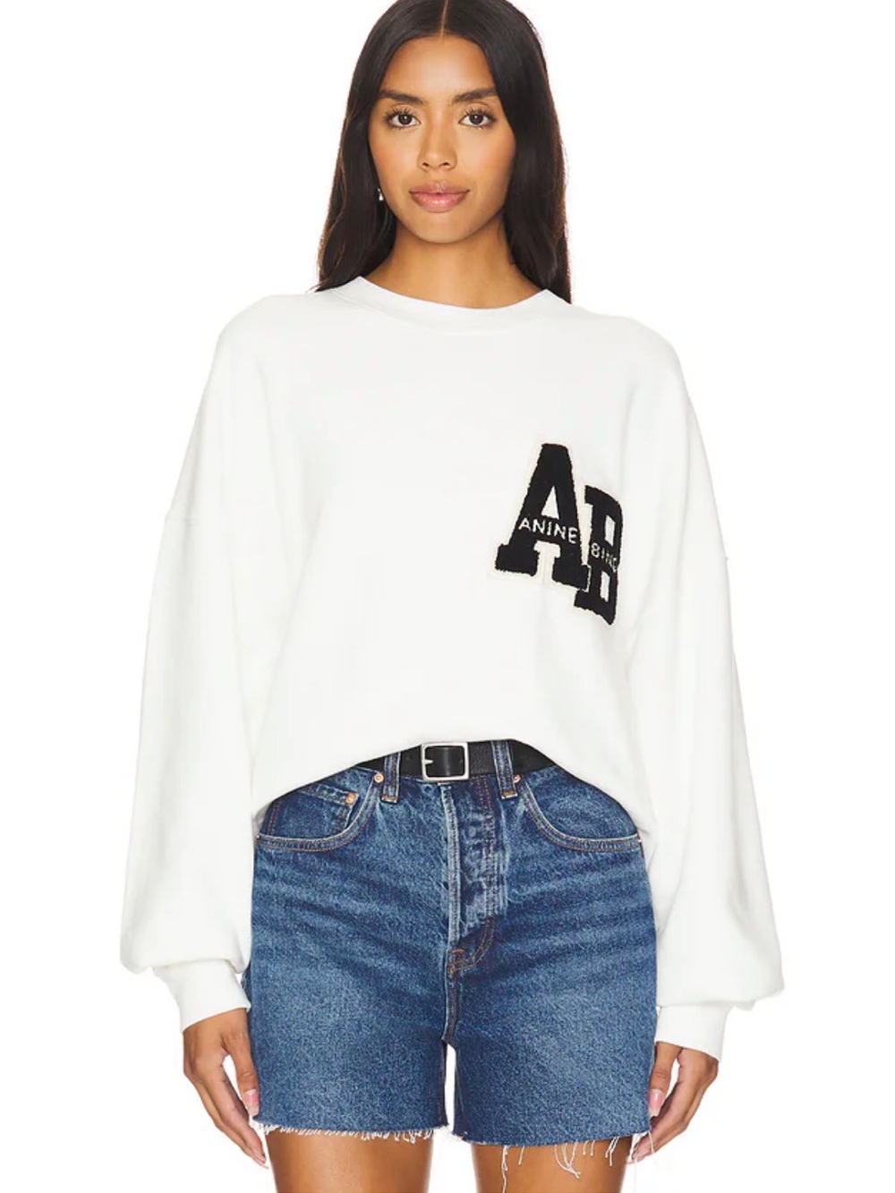 NWT Anine Bing Letterman Sweatshirt